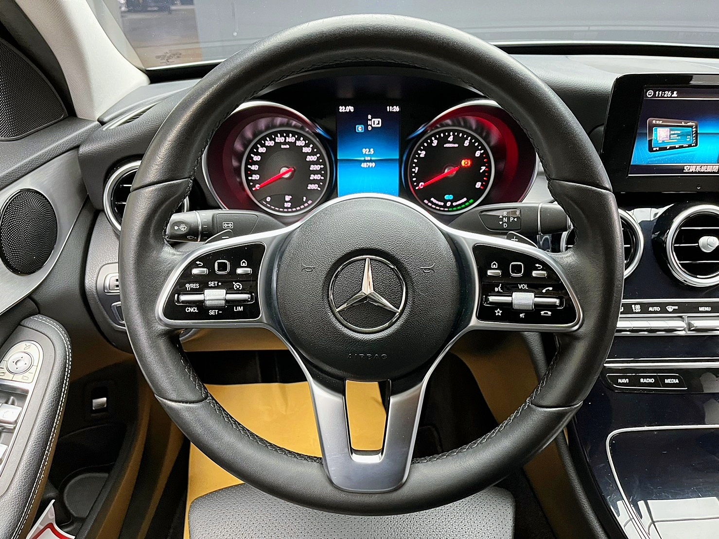 🔥2019式 BENZ W205小改後 C200 輕油電 C字尾燈/盲點🔥(030)【阿龍中古車 0968-691-205】  第4張相片