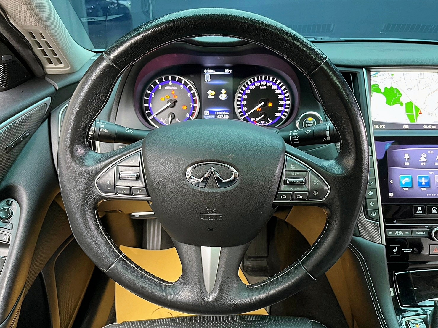 🔥2015 INFINITI Q50 2.0t 旗艦款 ACC跟車/環景/電熱椅/Bose🔥(248)【阿龍中古車 0968-691-205】  第5張相片