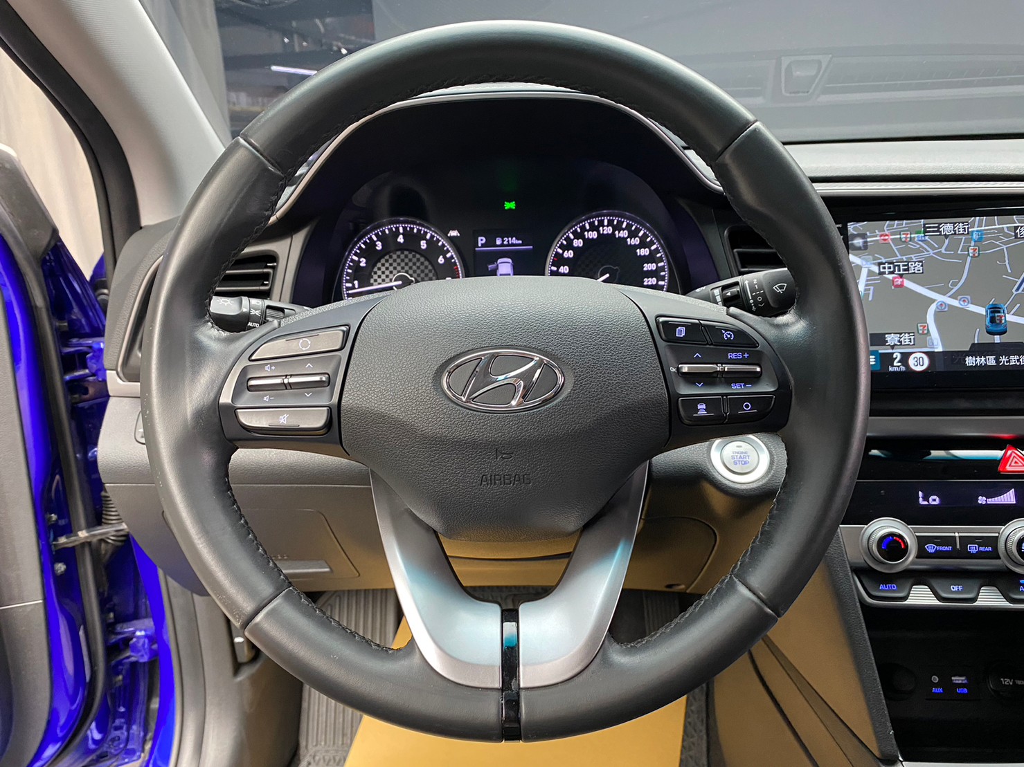 🔥2020式小改款 HYUNDAI 現代 Elantra 一輪強 1.6 旗艦型 跟車/安卓機 🔥(246)【阿龍中古車 0968-691-205】  第9張相片