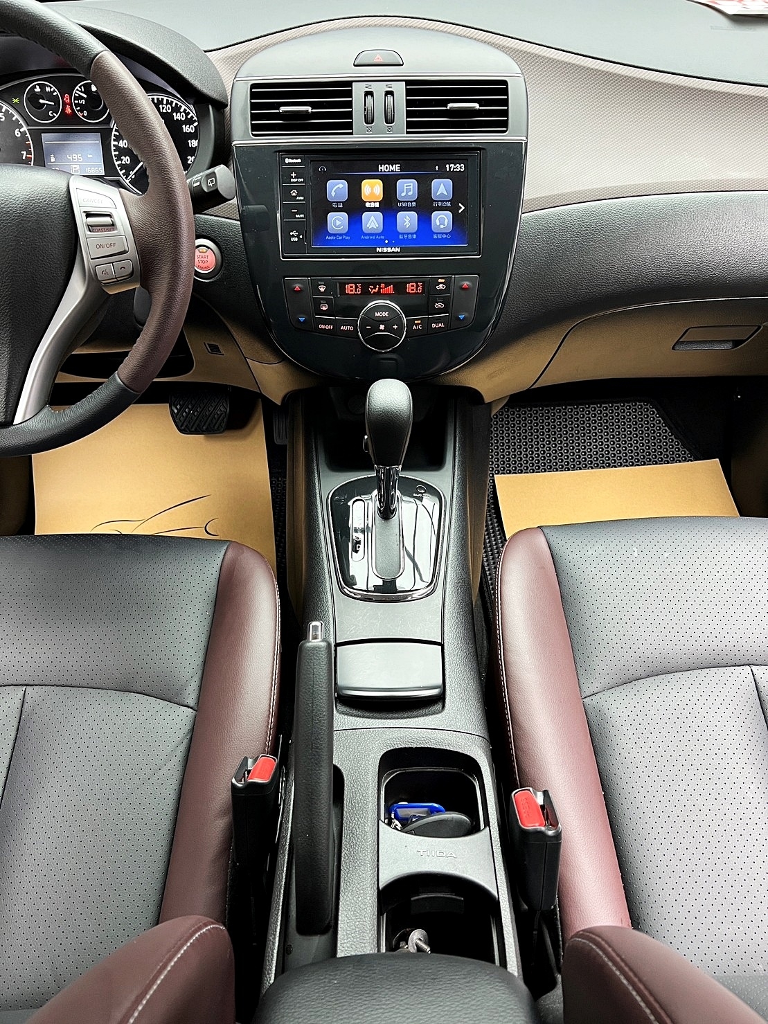 🔥2023式 NISSAN Tiida 5D J版 神級小車 環景 抬顯 盲點 🔥(011)【阿龍中古車 0968-691-205】  第4張相片