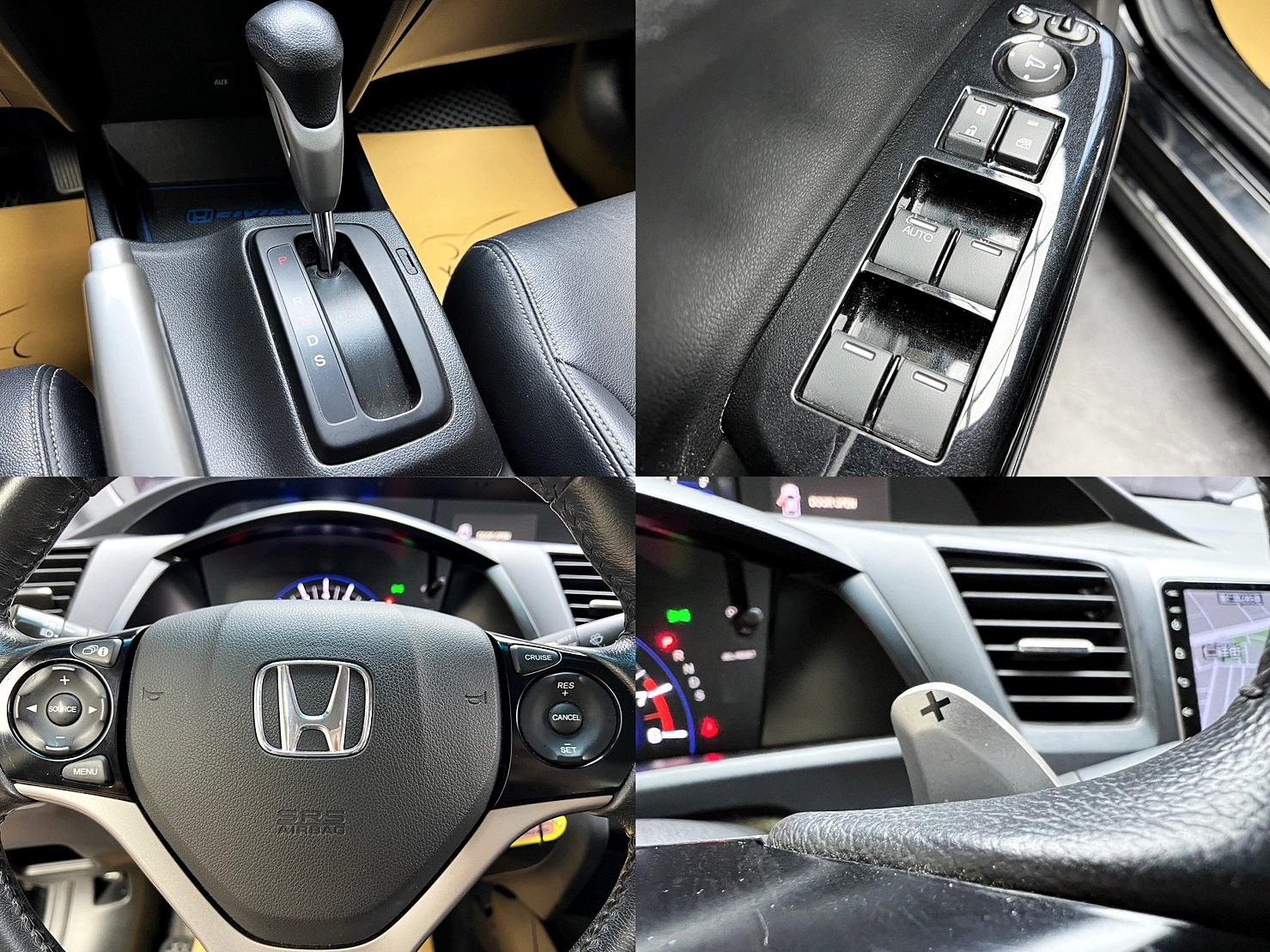 🔥 2016式 K14 Civic 喜美 前後S版大包 ✅安卓機✅胎壓偵測✅輕量化17吋鋁圈🔥(121)【阿龍中古車 0968-691-205】★父親節特惠好禮雙重奏✔️饗食天堂餐券4張+✔️開運888紅包★  第7張相片