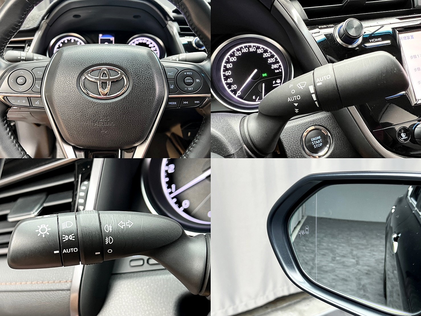 🔥2020 冠美麗 Camry 豪華版 ACC跟車 新車保固 🔥(036)【 阿龍中古車 0968-691-205】★父親節特惠好禮雙重奏✔️饗食天堂餐券4張+✔️開運888紅包★  第7張相片
