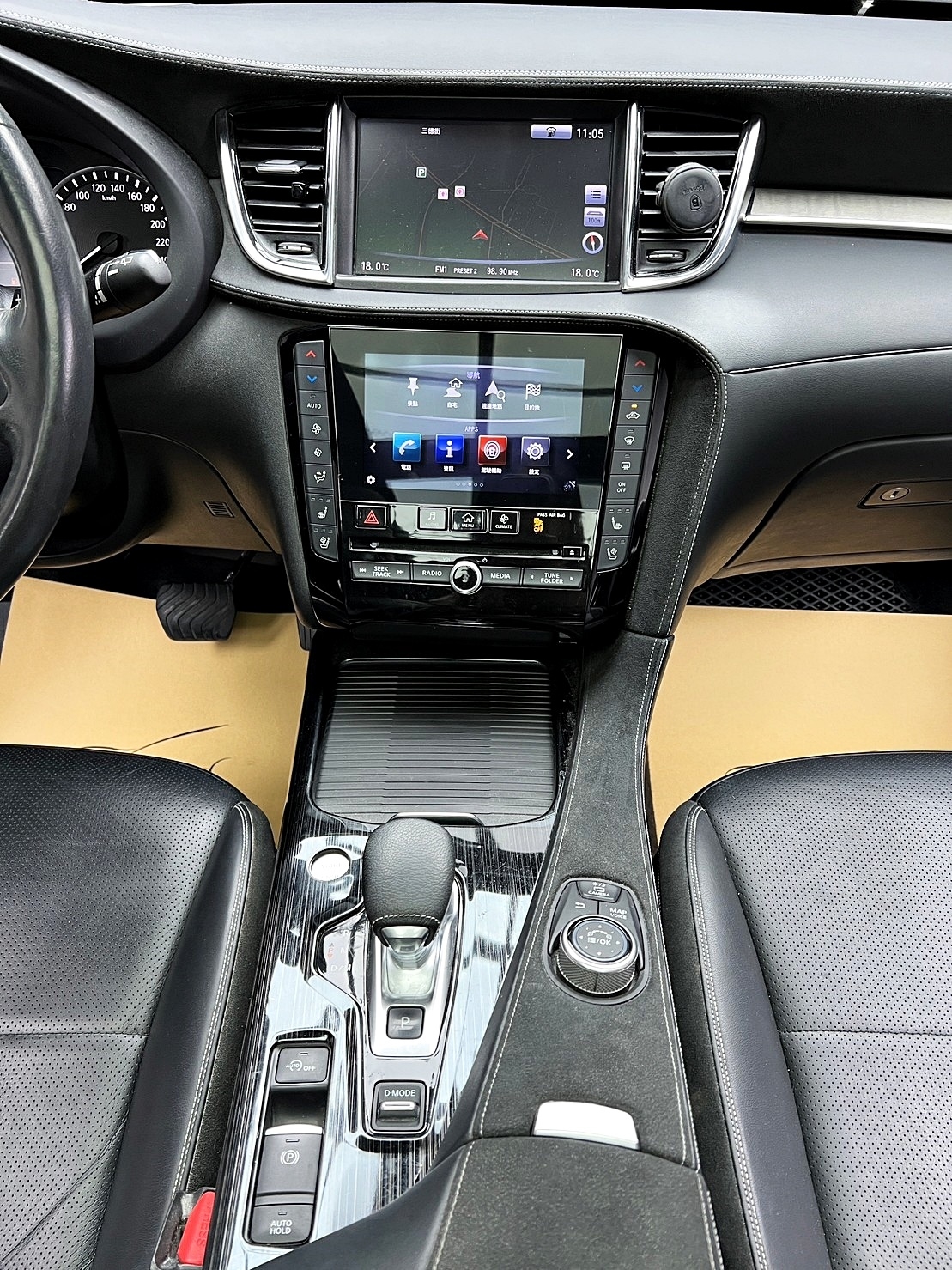 🔥2018 Infiniti QX50 旗艦 大滿配 通風加熱椅 ACC跟車 BOSE 全景天窗 🔥(090)【 阿龍中古車 0968-691-205】元禾國際 新北最大車庫 實車實價 認證車  第5張相片