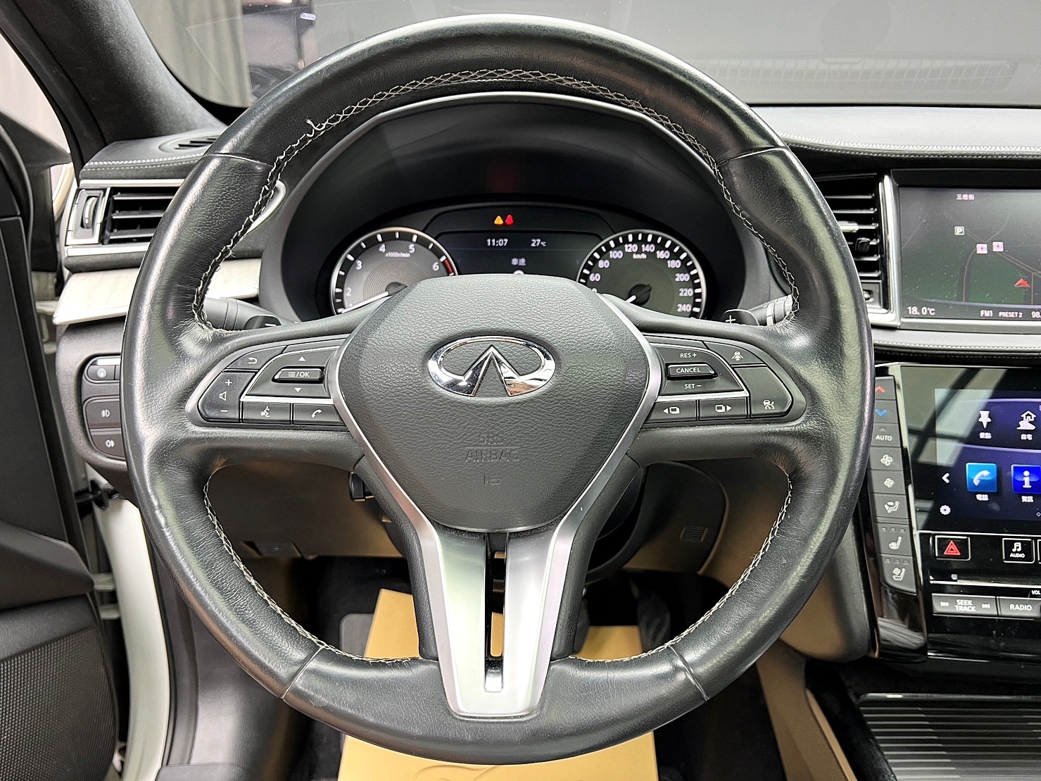 🔥2018 Infiniti QX50 旗艦 大滿配 通風加熱椅 ACC跟車 BOSE 全景天窗 🔥(090)【 阿龍中古車 0968-691-205】元禾國際 新北最大車庫 實車實價 認證車  第6張相片