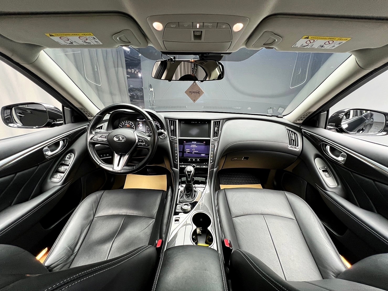 2018式 Infiniti Q50 豪華款 安卓機 前後保桿小改 ❗️(125)【 阿龍中古車 0968-691-205】元禾國際 新北最大車庫 實車實價 認證車  第8張相片