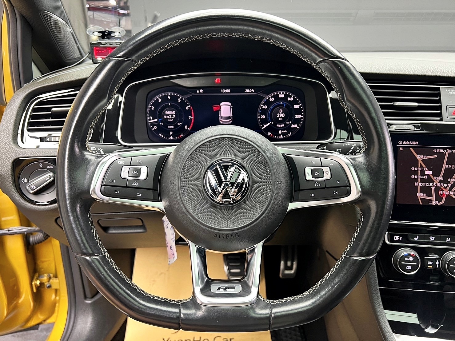 2018 Golf R版 7.5代 全景天窗 電熱椅 掀背 ❗️(171)【 元禾國際 阿龍店長 0968-691-205】元禾國際 新北最大車庫 實車實價 認證車  第6張相片
