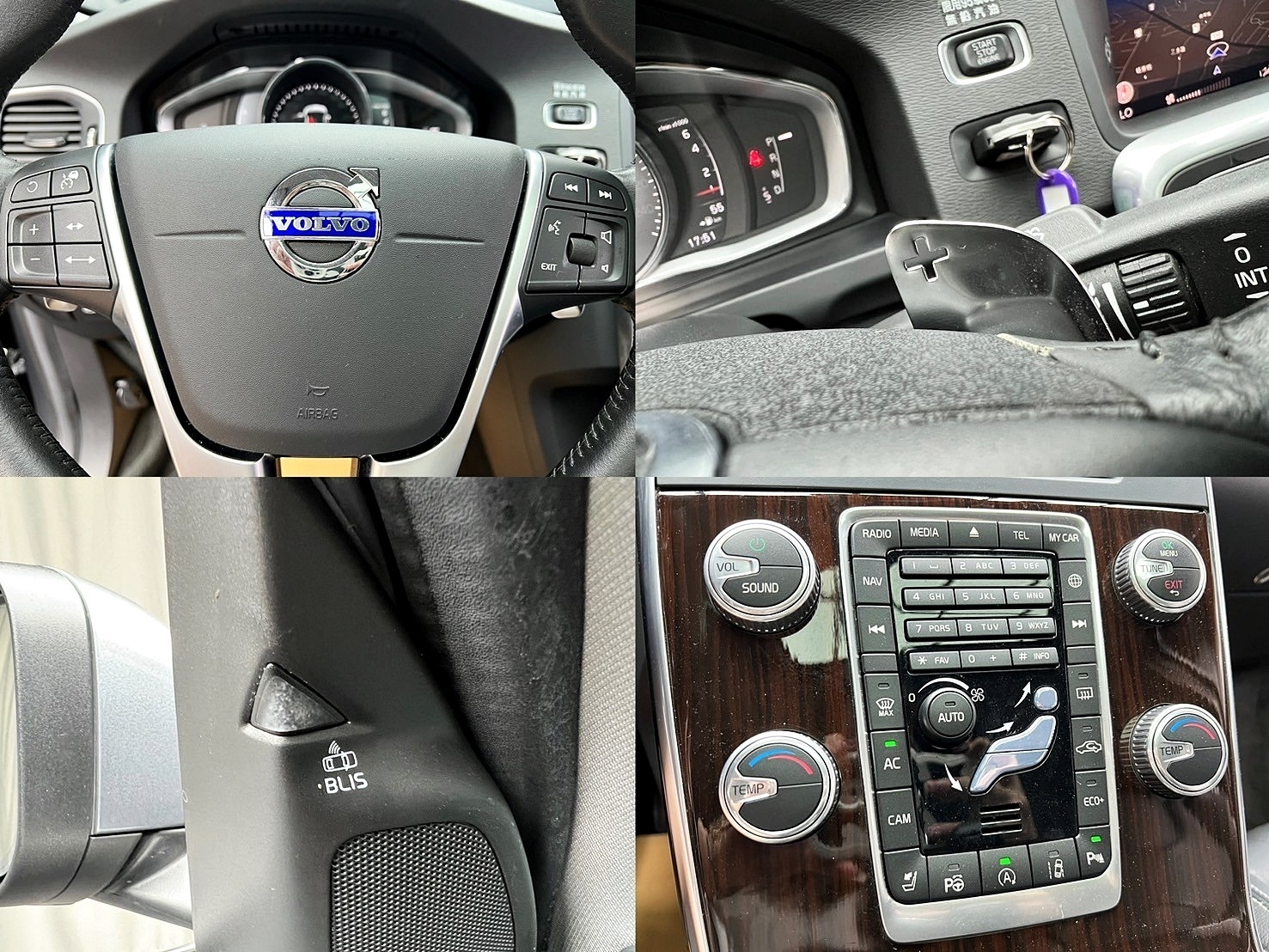 2017 Volvo S60 T4 安全旗艦版 跟車 天窗 自動停車 ❗️(213)【 元禾國際 阿龍店長 0968-691-205】阿龍中古車 二手車 中古車 新北最大車庫 實車實價 認證車 無泡水 無事故  第9張相片