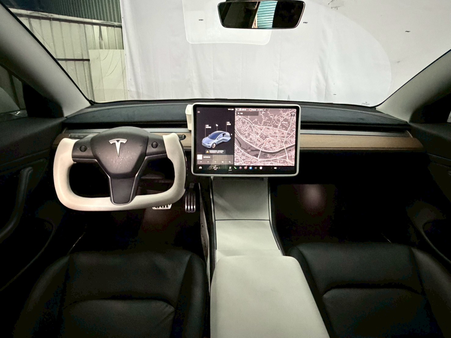 2020 特斯拉 model3 LR 保固內 改口罩方向盤  第2張相片