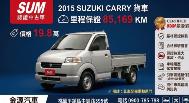【配備電動尾門!不加價!】低里程車況佳!買回去直接上工!來電0900-785-788阿政  第1張相片