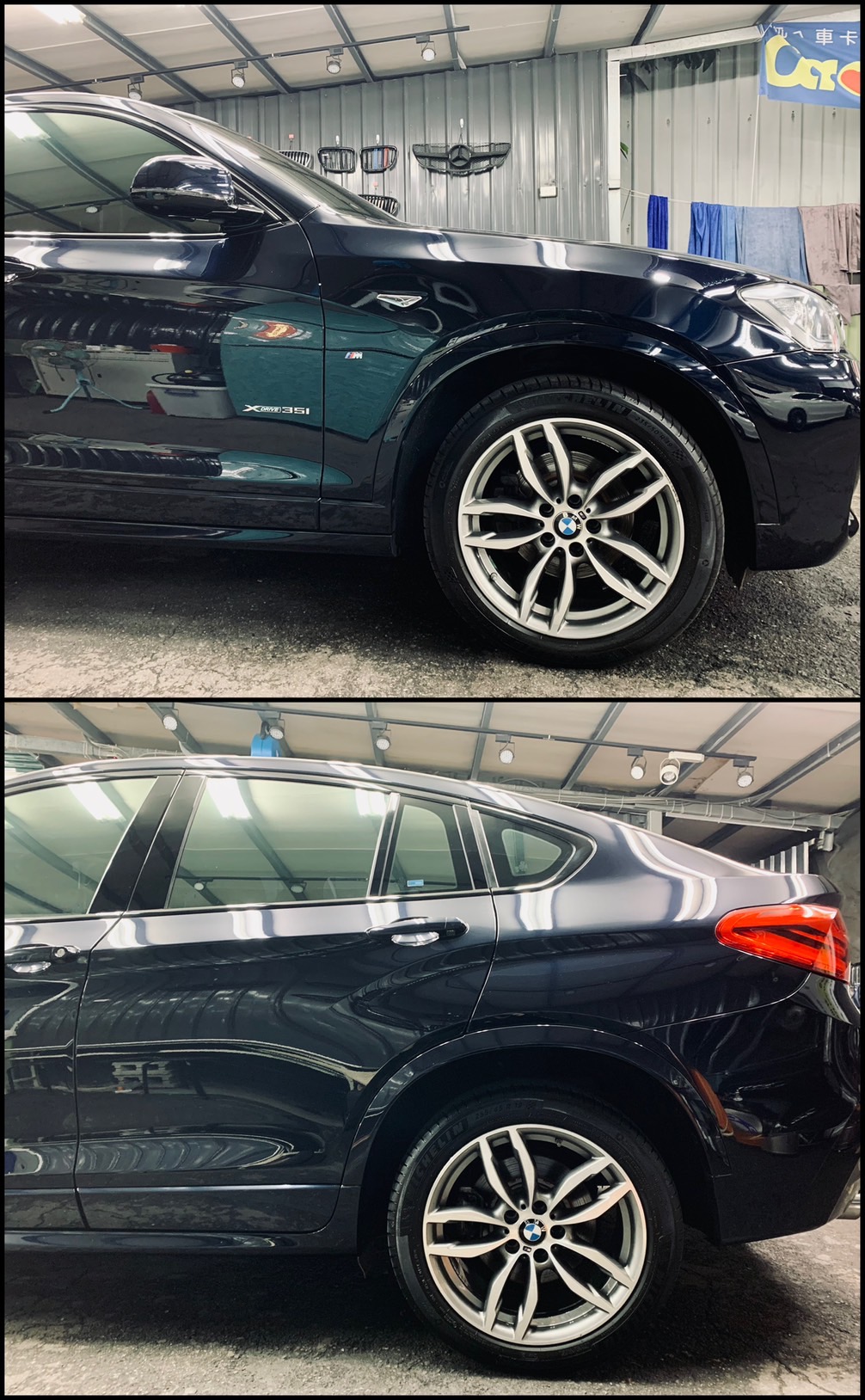 BMW X4 35i M Sport 總代理 原版件 低里程 M版專屬車色416  第15張相片
