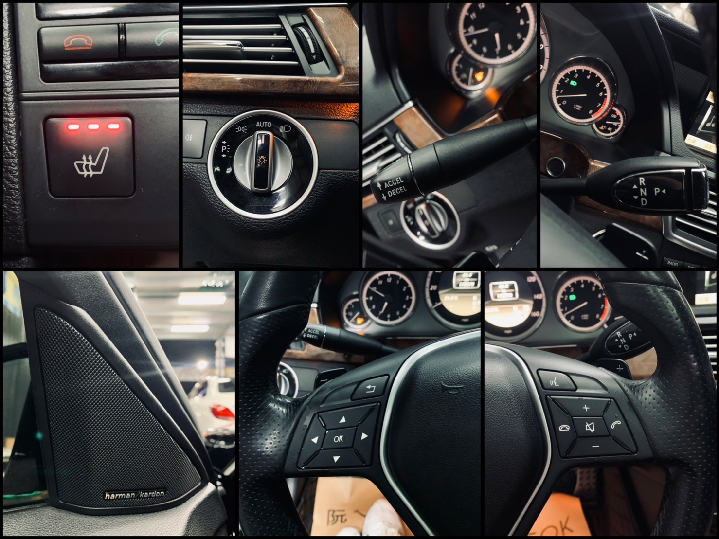 BENZ 賓士 E350 AMG 全景天窗 HK音響 黑等頂棚 實車實價 認證車  第10張相片