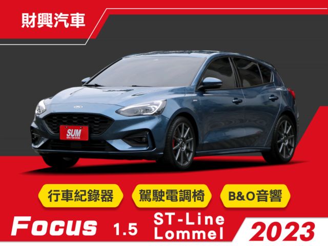 FOCUS 5D ST-Line Lommel版，附行車紀錄器！B&O音響、抬顯、駕駛電調椅、換檔撥片、I-KEY  第1張相片