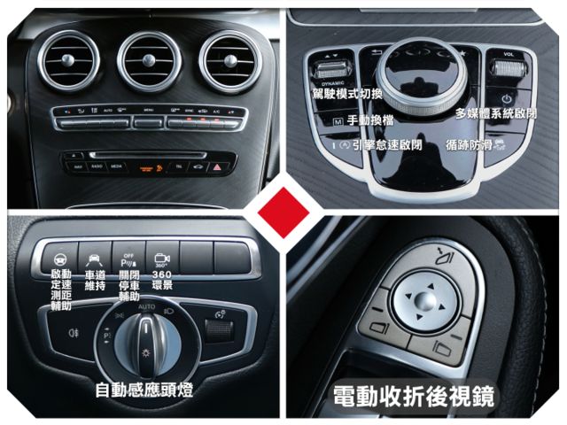 GLC250 COUPE 4MATIC運動版，改裝大螢幕主機，附行車紀錄器！AMG空力套件加持！雙前座記憶電調椅、環景  第10張相片