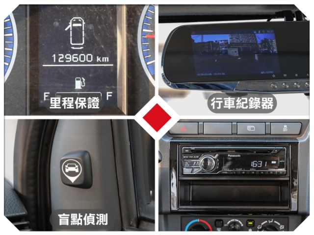 1.5廂型菱利A180，全新雙色烤漆送給你！附行車紀錄器~室內乾淨整齊無異味！盲點偵測、循跡防滑、光感應頭燈  第10張相片