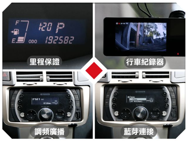G版小鴨，平均一年跑1萬多公里！附行車紀錄器~有藍芽！電動收折後視鏡、調頻廣播  第11張相片