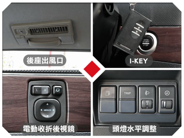8人座精緻版M7，渦輪增壓引擎~倒車影像、前&後座恆溫空調、LED日行燈/尾燈、後座出風口、I-KEY  第14張相片