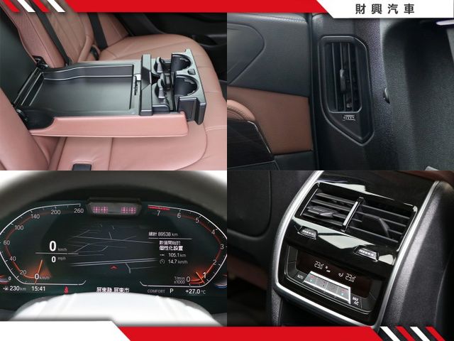 新款G世代，打破市場最低價！原鈑件低里程！選配超質感駝色內裝，5AU智慧駕駛、自動停車、四區恆溫，內裝奢華！  第14張相片