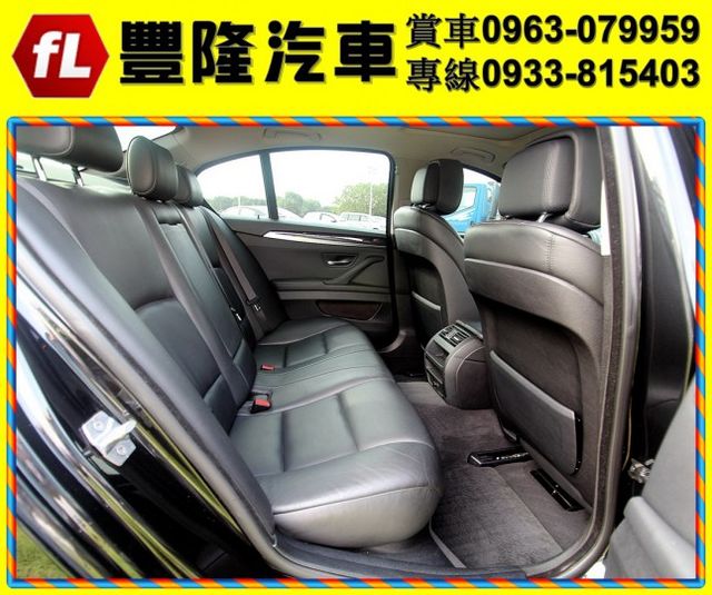 {雙認證 內外如新}13年BMW520i黑~豐隆嚴選0頭款低月付專案~  第10張相片