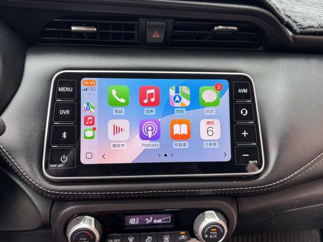 ★本月特惠車~有認證+原鈑件才安心，IKEY.定速.車道偏移.6氣囊.CARPLAY導航.防滑系統，可全額貸款★  第10張相片