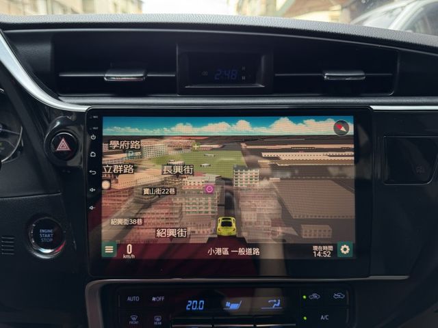 ★特價升級影音全配/LED尾燈~IKEY.導航.CARPLAY.倒車顯影.電視.恆溫.防滑.定速.日行燈，認證車可全貸★  第13張相片