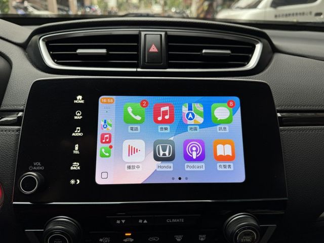 ★小改款5.5代配備再升級~認證車原鈑件，IKEY.電尾門.LV2.導航.倒車顯影.CARPLAY.LED，可全額貸款★  第13張相片