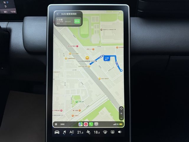 ★全程原廠保養/該換都已換~底盤猶如新車無聲無息，內裝外觀非常美觀，全車原鈑件認證車，開過電動車就回不去了★  第14張相片
