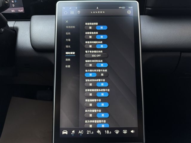 ★全程原廠保養/該換都已換~底盤猶如新車無聲無息，內裝外觀非常美觀，全車原鈑件認證車，開過電動車就回不去了★  第18張相片