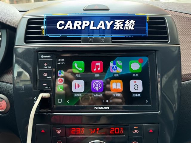 ★全台最低價~運動J版，最美白色系，認證車原鈑件，IKEY.定速.LED頭燈.CARPALY導航.盲點，原廠保養紀錄★  第11張相片