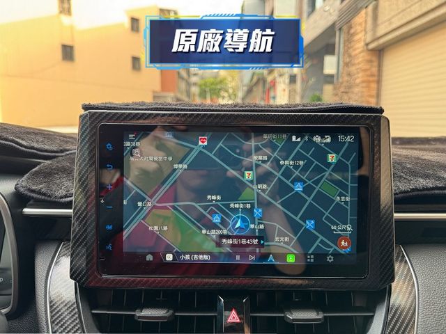 ★稀有尊爵版+10萬精裝特仕~僅跑2萬，環景影像.導航.LED.IKEY.盲點.CARPLAY，認證車原鈑，原廠保固中★  第11張相片