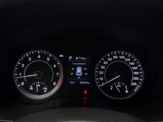 ★時尚珍妮佛黃+升級雙色套件/電子後視鏡~IKEY.定速.導航.CARPLAY.車道維持.無線充電，認證車原鈑件可全貸★  第6張相片