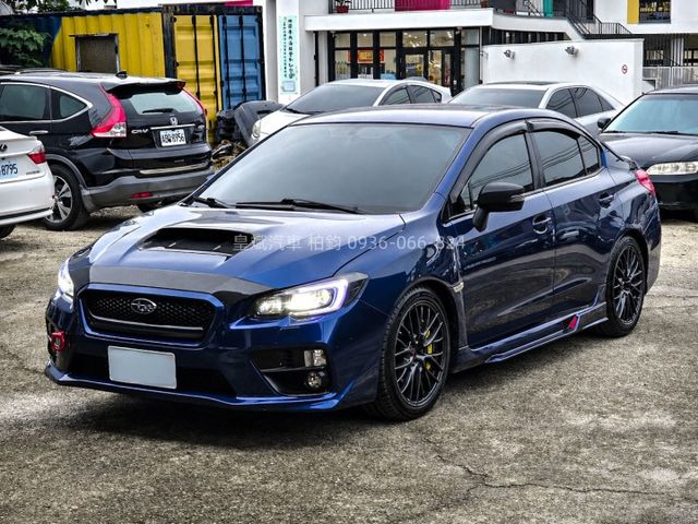 2014年WRX 一階電腦/大6後4卡鉗/正STI輪圈/HKS卸壓閥/KYB EXTAGE可調避震/安卓機/盲點/顯影/  第1張相片