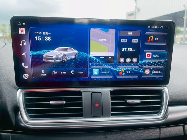 外觀空力套件、變形蟲方向盤、高音喇叭、安卓機、環景系統、雙出中尾段電子可控閥門、BC可調懸吊避震  第8張相片