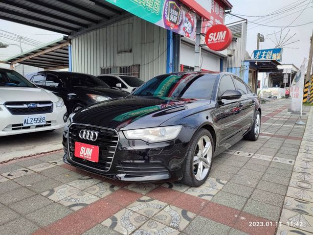 2012 AUDI A6 2.8 QUATTRO.市面少有.德國頂級房車.四驅好開安全.認證車.新年特惠專案.快來搶  第1張相片