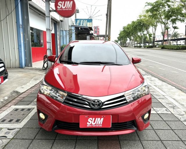 2015年 Toyota Altis 1.8 經典版 原鈑件 只跑7萬 恆溫 定速 升級9吋安卓機及配件 通勤族代步首選  第2張相片