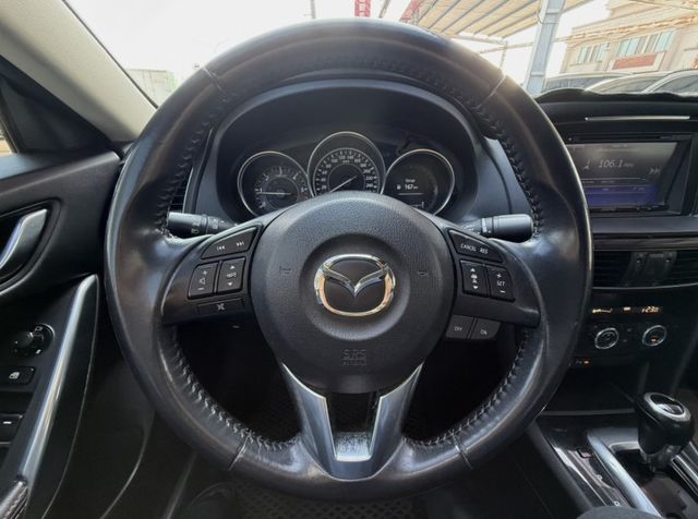 2015年式 Mazda 6 2.2 頂級柴油旗艦版 原鈑件 雙區恆溫 電動椅 天窗 I-Key 日本進口豪華大型房車  第11張相片