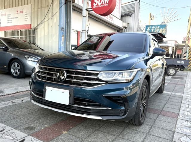 2024年式 Volkswagen Tiguan 280 TSI Elegance 原鈑件 實跑2萬  德系新世代SUV  第1張相片