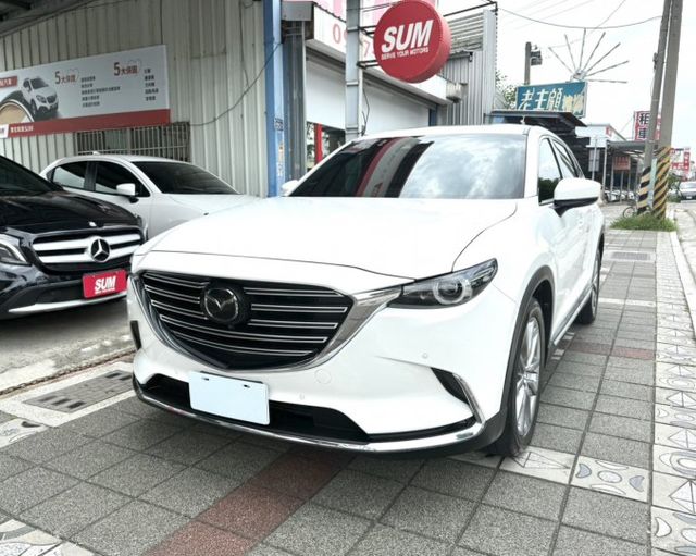 2019年 Mazda CX-9 SKY-G AWD 旗艦進化版 豪華7人座 原鈑件 僅跑3萬 環景 日系高質感休旅  第1張相片