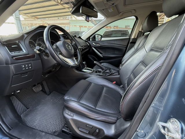2015年式 Mazda 6 2.2 頂級柴油旗艦版 原鈑件 雙區恆溫 電動椅 天窗 I-Key 日本進口豪華大型房車  第13張相片