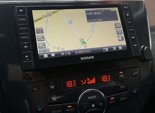 2015年 Nissan Tiida 5D 旗艦版 僅跑8萬公里 環景 恆溫 I-Key 定速 小資族最佳代步款首選  第20張相片