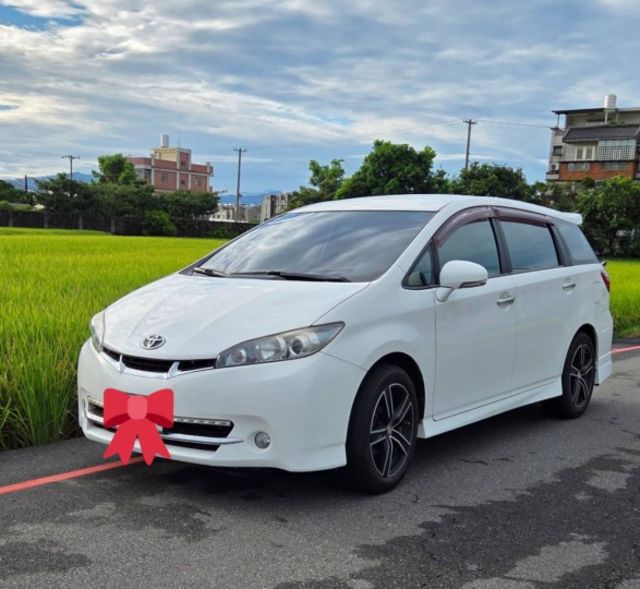 2012年 Toyota Wish 頂級E-HI版 7人座 原鈑件 電動座椅 定速 恆溫  I-Key 經典休旅王者  第1張相片