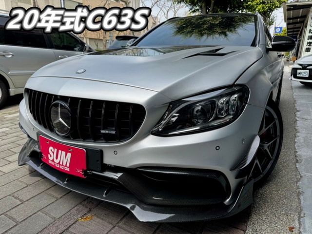 20年 改款後C63s estate 全車精品改 全車碳纖維  第1張相片