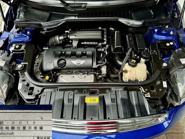 藍白雙色獨特稀有MINI COUNTRYM 1.6  第12張相片