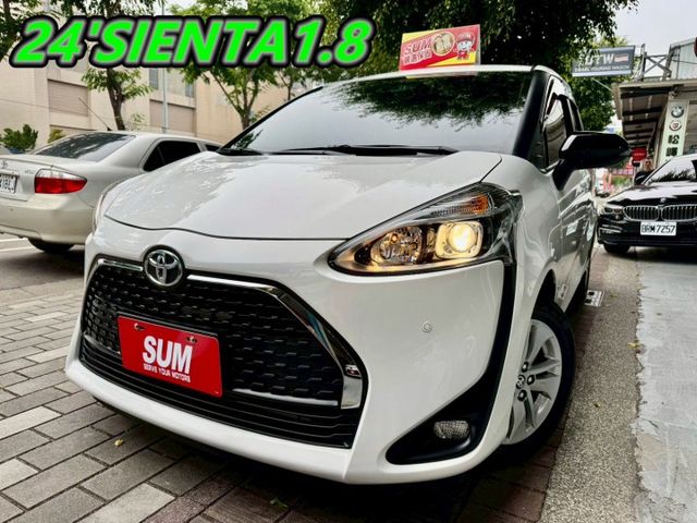 SIENTA 豪華+版本 單邊電動滑門/盲點偵測/原廠影音 YES認證車兩年保固  第1張相片