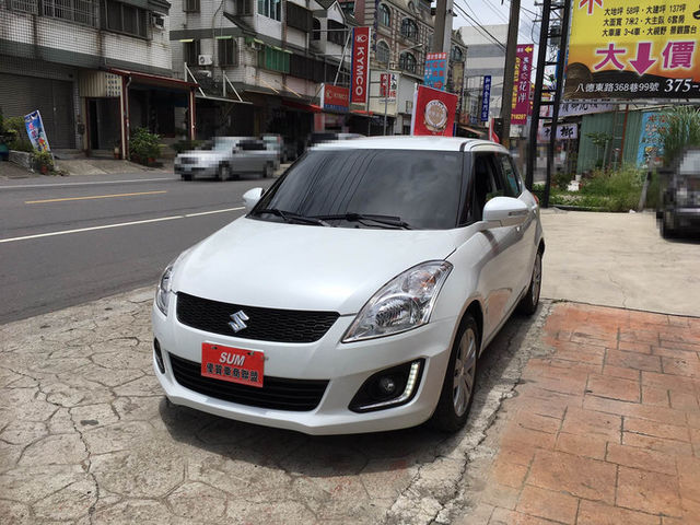 志明汽車 優質好車 售 2014年 SUZUKI SWIFT 1.2 白  第1張相片