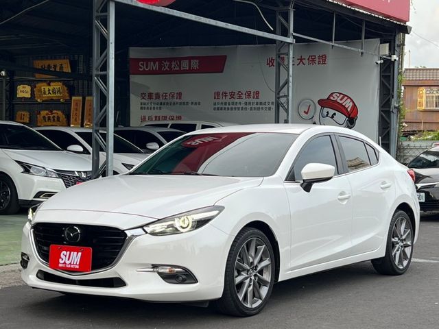 MAZDA3 旗艦版 BOSE音響.電動椅.抬頭顯示器.電子手煞.盲點.摸門解鎖等配備 屏東中古車推薦：汶松國際汽車  第1張相片