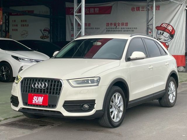 Q3 TFSI HID頭燈 換檔撥片 倒車顯影 電動座椅 恆溫空調 多功能觸碰螢幕 屏東進口車推薦：汶松國際汽車  第1張相片