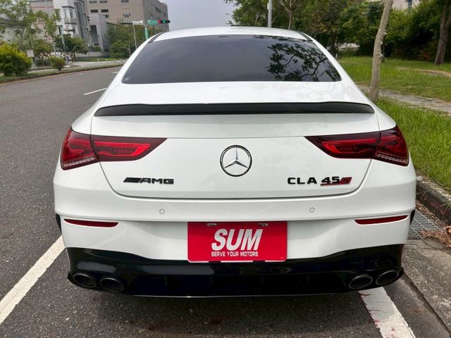 總代理AMG CLA 45 S 4MATIC/一手車原廠保養/原鈑件/雙認證/AMG可調式聲浪/夜色套件/空力套件  第6張相片