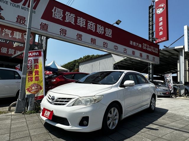 ✨2011年 TOYOTA ALTIS✨倒車顯影✨定速✨恆溫✨後座分離倒覆✨多合一影音系統✨里程保證✨實車實價  第1張相片