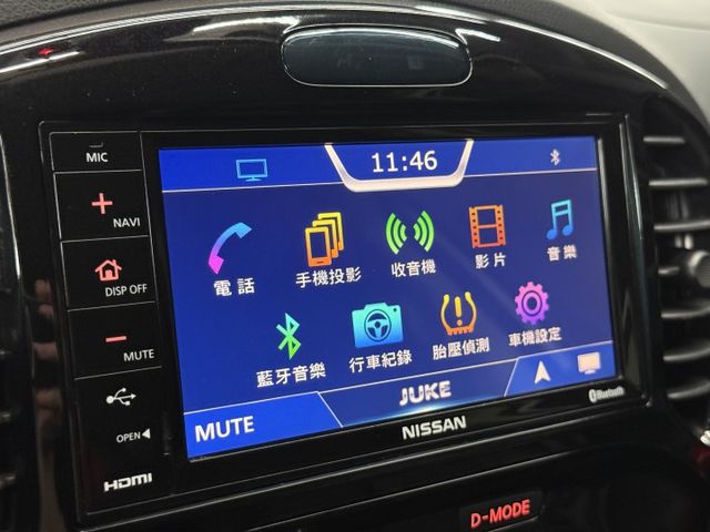 正18年 Juke 自然進氣豪華版 1.6L - 前座電熱椅/定速/恆溫/免鑰匙啟動/摸門解鎖/抬頭顯示/倒車顯影  第16張相片