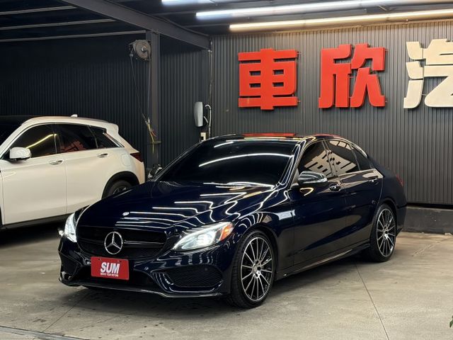 正15年 C300 W205 AMG 2.0L - 紅內裝/柏林之音/記憶通風+電熱椅/免鑰匙啟動/摸門解鎖/定速巡航  第1張相片